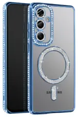 Joko Samsung Galaxy S26 Plus Joke Simli Magneticsafe Kılıf - Mavi