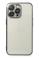 Newface Apple İphone 13 Pro Kılıf Razer Lensli Silikon - Siyah