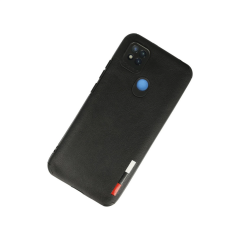Xiaomi Redmi 9c Kılıf Loop Deri Silikon - Siyah