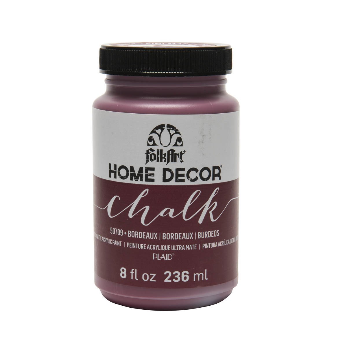 Folkart Chalk - Home Decor 236ml Bordeaux