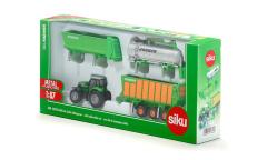 Farmer With Joskin Trailer Set Model 4'lü Çiftlik Set 1:87 N:1848