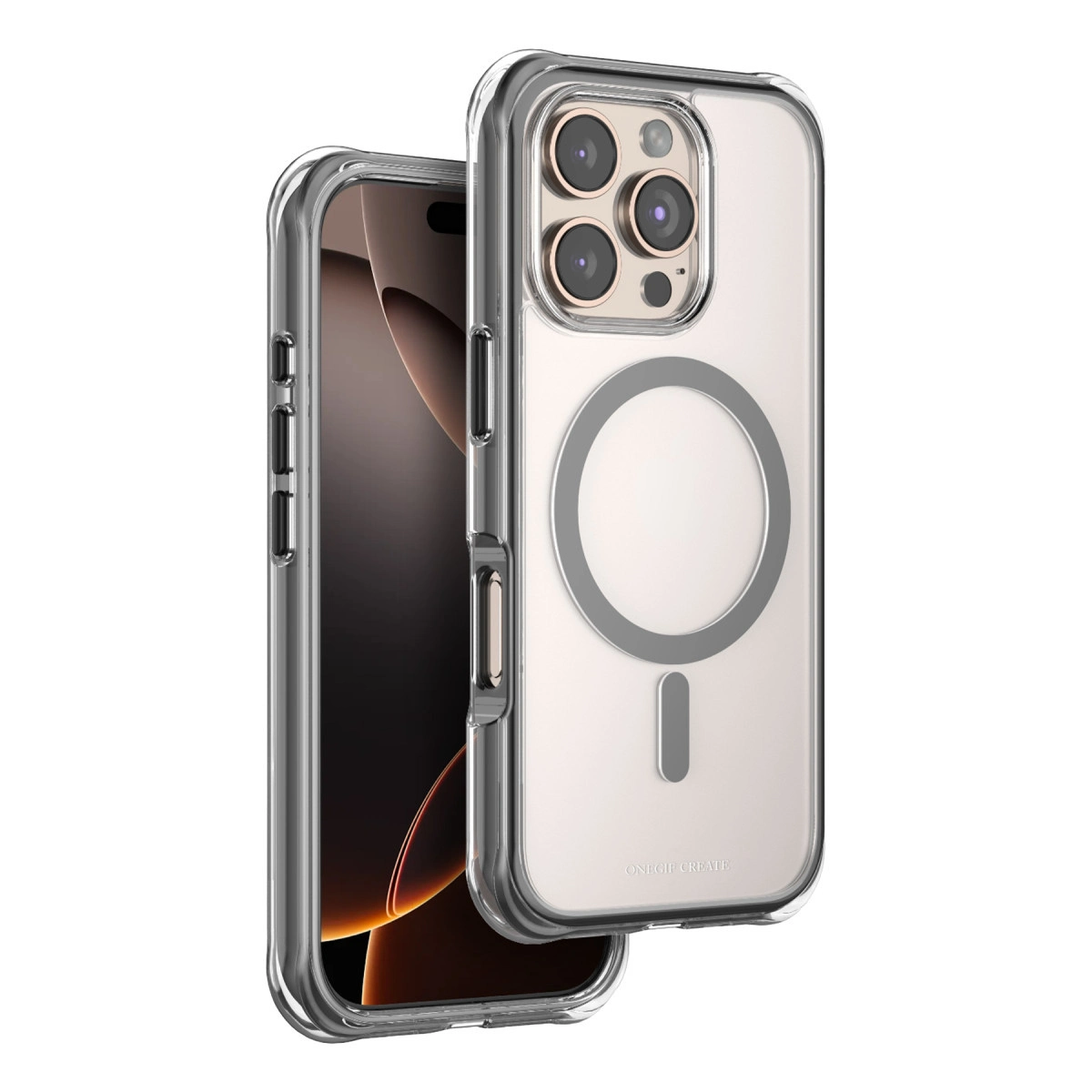 Onegif  İphone 16 Pro Hulk Magsafe Kapak - Siyah