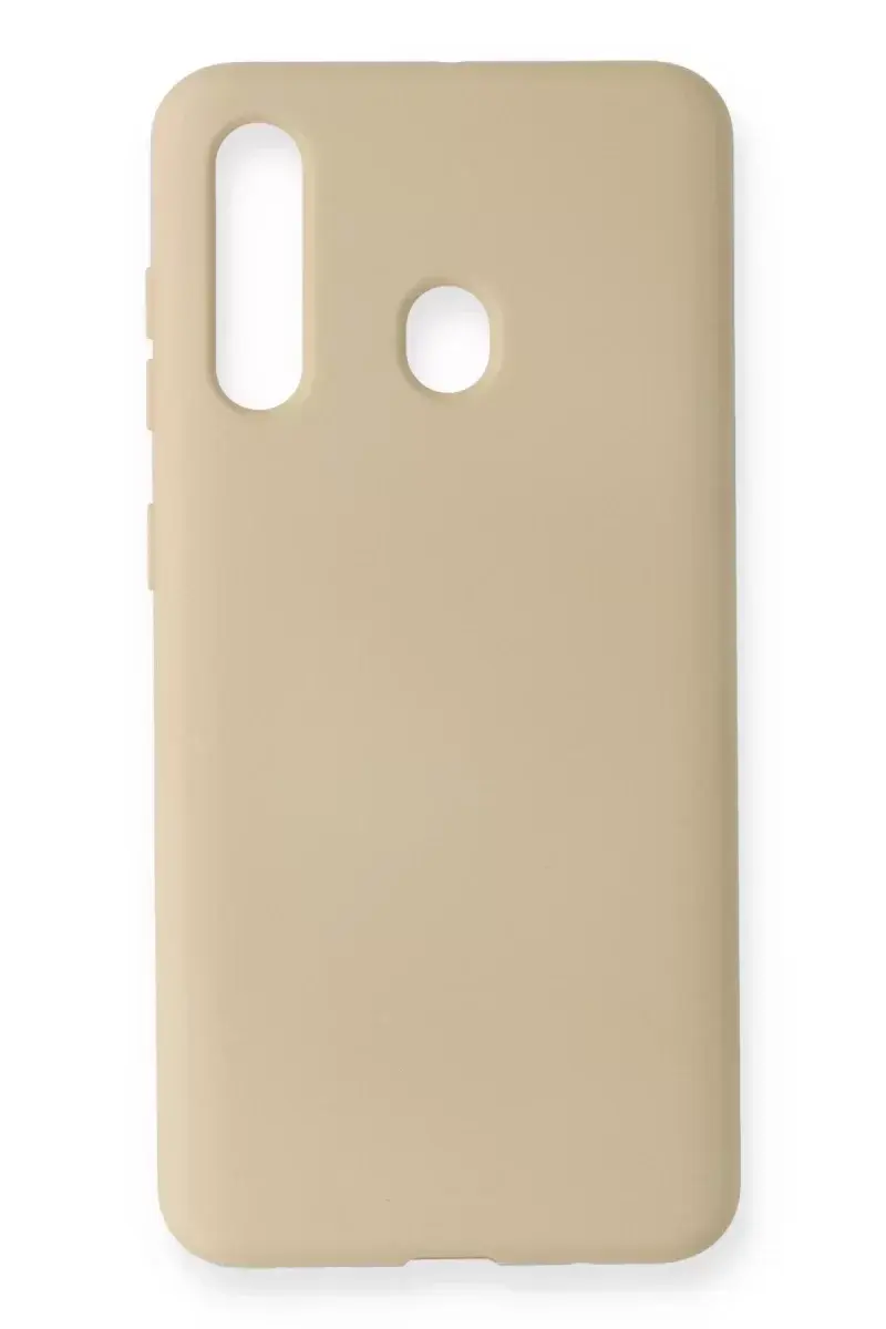 Newface Samsung Galaxy M40 Kılıf Nano İçi Kadife Silikon - Kemik