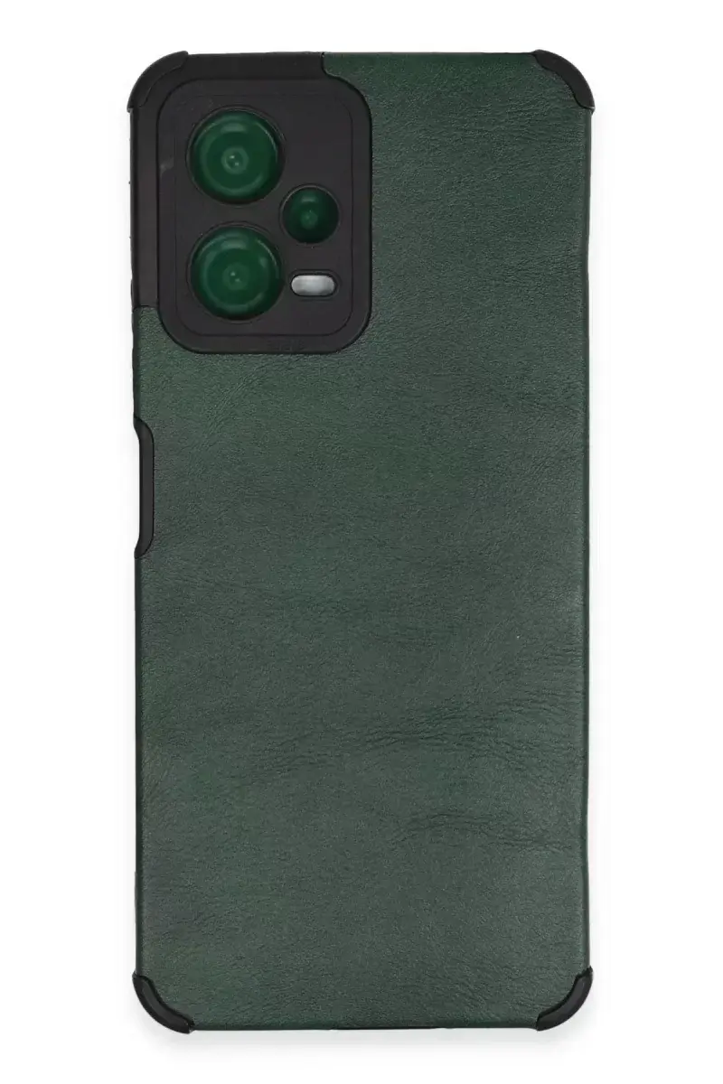 Newface Xiaomi Redmi Note 12 5g Kılıf Loop Deri Silikon - Yeşil