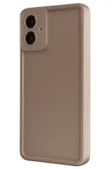 Newface Samsung Galaxy A07 4g Viera Silikon - Kahverengi