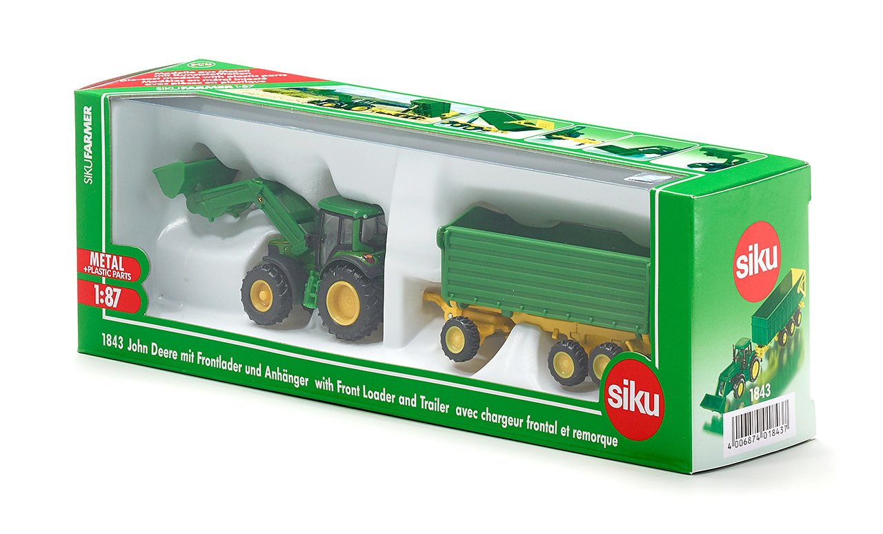 Model Ön Yükleyicili Traktör ve Römork Set 1:87 N:1843