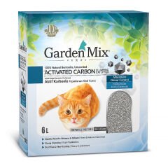 Garden Mix Aktif Karbonlu Kokusuz Kedi Kumu 6 lt