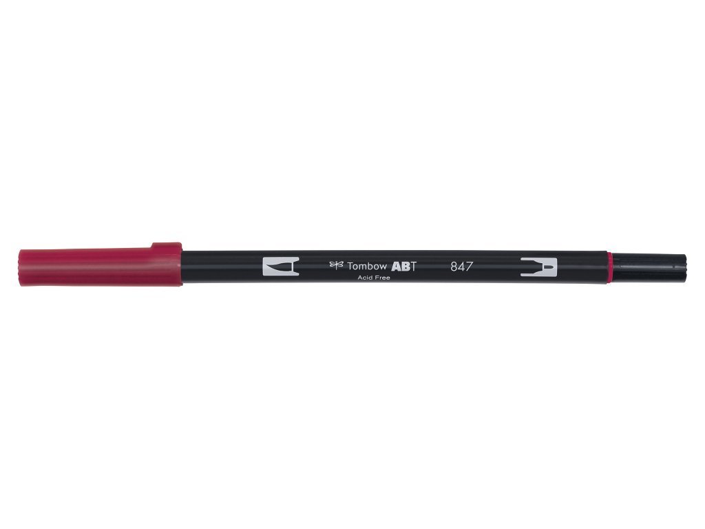 AB-T Dual Brush Pen - Crimson - 847