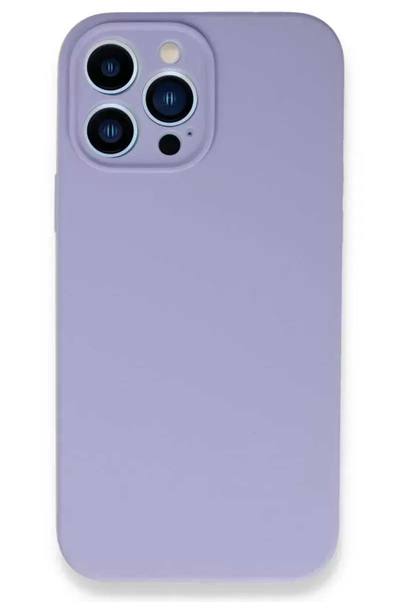 Newface İphone 13 Pro Max Kılıf Lansman Legant Silikon - Lila