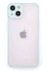 Newface İphone 15 Plus Kılıf Montreal Silikon Kapak - Turkuaz