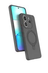 Newface Xiaomi Redmi Note 14 4g Regal Magsafe Standlı Kapak - Titan Gri