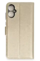 Newface Tecno Spark 9 Pro Trend S Plus Kapaklı Kılıf - Gold