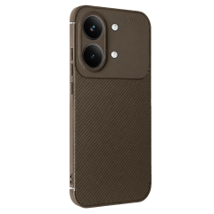 Xiaomi Poco X8 Pro Max Auto Focus Karbon Kapak - Kahverengi