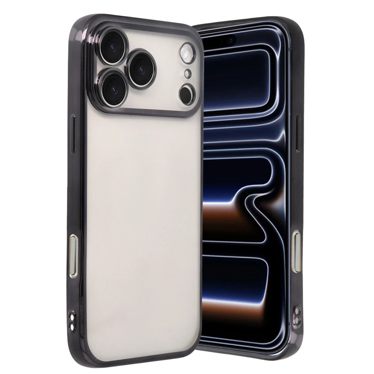 İphone 17 Pro Razer Lensli Silikon - Siyah