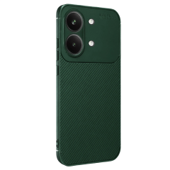 Xiaomi Poco X8 Pro Max Auto Focus Karbon Kapak - Koyu Yeşil