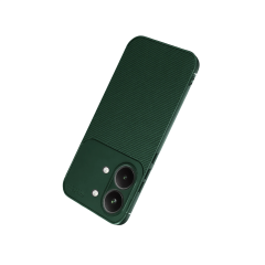 Xiaomi Poco X8 Pro Max Auto Focus Karbon Kapak - Koyu Yeşil