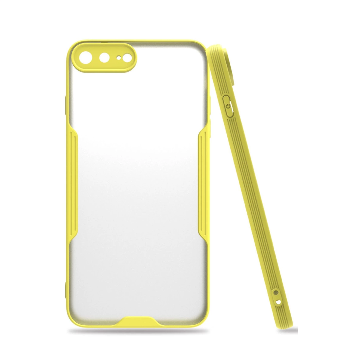 İphone 7 Plus Kılıf Platin Silikon - Sarı