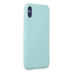 İphone X Kılıf First Silikon - Turkuaz