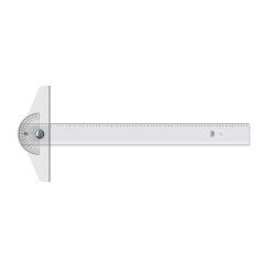 Oynar Başlıklı Plastik T Cetveli 65cm