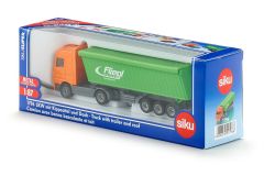Truck With Trailer And Roof Model Damperli Kamyon 1:87 N:1796
