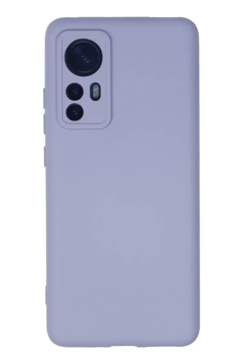 Newface Xiaomi Mi 12 Kılıf Nano İçi Kadife Silikon - Lila