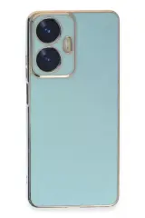 Newface Realme C55 Kılıf Volet Silikon - Açık Yeşil