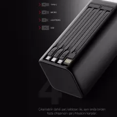 Powerway Pd80 (pd22.5w) 80.000 Mah Dijital Göstergeli Powerbank