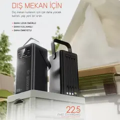 Powerway Pd80 (pd22.5w) 80.000 Mah Dijital Göstergeli Powerbank