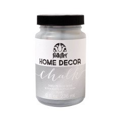Folkart Chalk - Home Decor 236ml Mettalic Silver