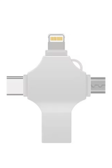Otg 4in1 Cep Telefonu Çok Fonksiyonlu Usb Flash Bellek 128 Gb Type-c, Micro Sd Ve Kart Okuyucu