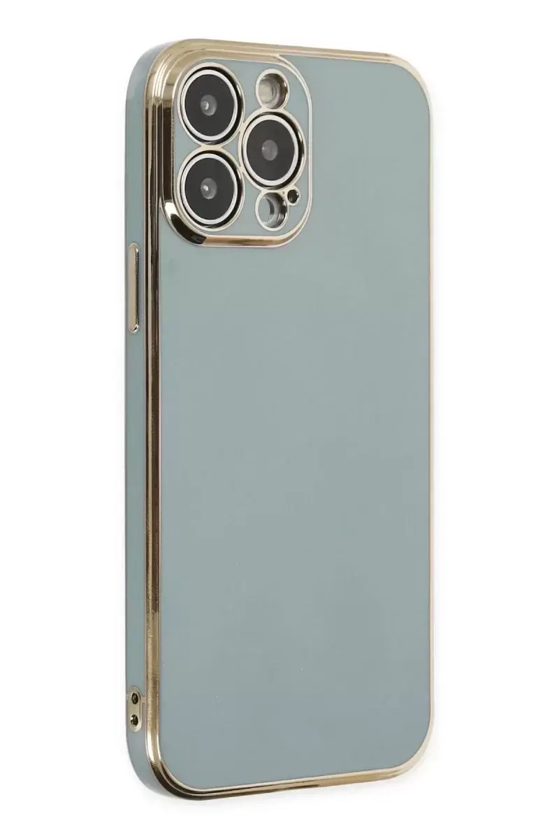 Newface İphone 14 Pro Kılıf Volet Silikon - Açık Yeşil