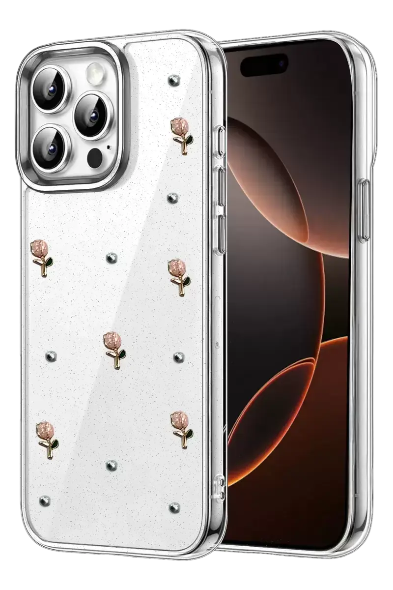 Newface Apple İphone 15 Pro Max Fiyonk Desenli Kapak - Desen 6