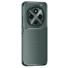 Tecno Spark 30c Kılıf Auto Focus Karbon Kapak - Koyu Yeşil