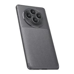 Oppo Reno 11 Fs Kılıf Auto Focus Karbon Kapak - Gri