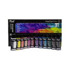 Mastermix Profesyonel Akrilik Boya 60cc 12 Renk