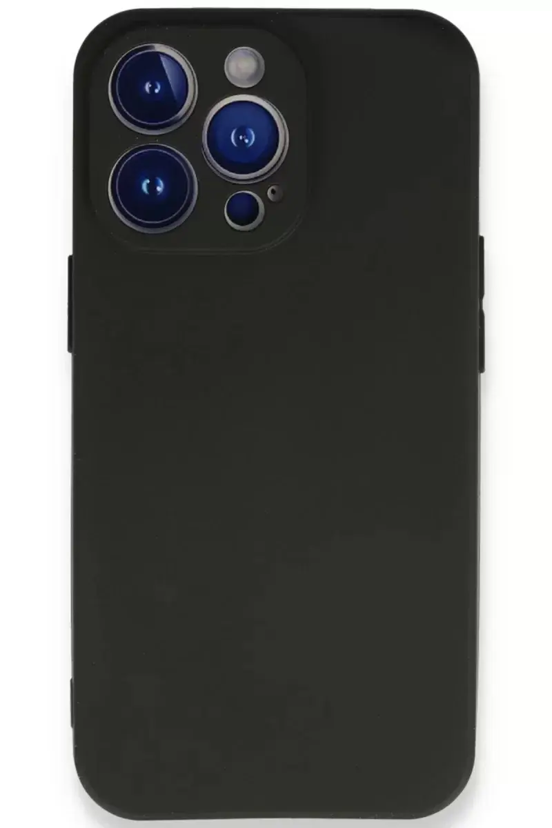 Newface İphone 14 Pro Max Kılıf First Silikon - Siyah