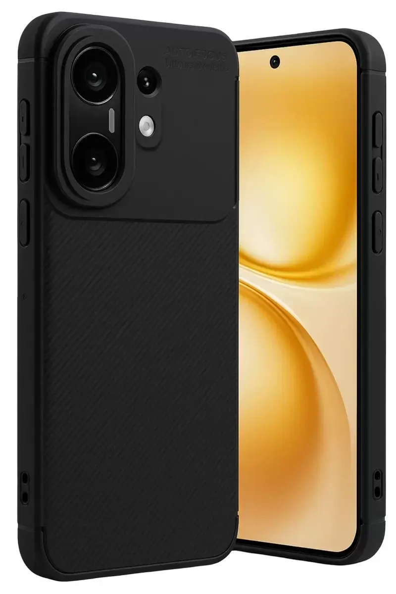 Newface Vivo X200 Fe Auto Focus Karbon Kapak - Siyah