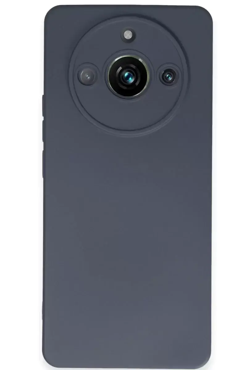 Newface Realme 11 Pro Kılıf Nano İçi Kadife Silikon - Gri