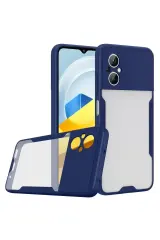 Newface Xiaomi Poco M5 Kılıf Platin Silikon - Lacivert