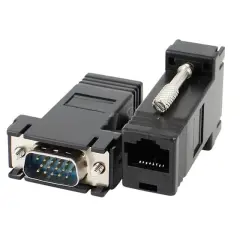 Powermaster Vga Extender Rj45 Cat5/cat6/cat7 Uzatıcı Çevirici (2'li Paket)