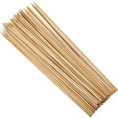 Ahşap Çöp Şiş 25cm uzunluk - 3mm çap - 100lü paket