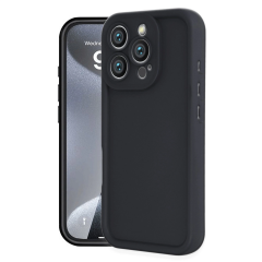 İphone 16 Pro Kılıf Viera Silikon - Siyah