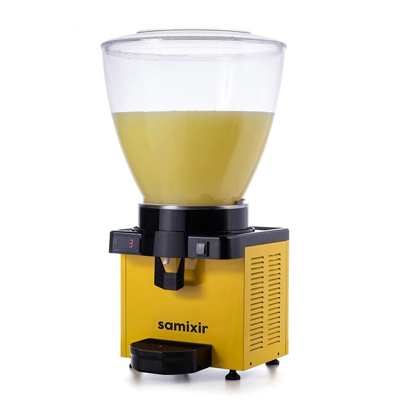 Panaromik Dijital Soğuk İçecek Dispenseri, 40 L, Sarı