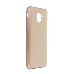 Samsung Galaxy J6 Kılıf First Silikon - Gold
