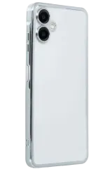 Newface Samsung Galaxy A07 4g Razer Lensli Silikon - Gümüş