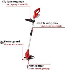 Einhell GC-CT 18/24 Solo Kenar Kesme Makinesi ( Akü ve Şarj Hariç)