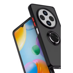 Xiaomi Redmi 14c Kılıf Montreal Yüzüklü Silikon Kapak - Yeşil