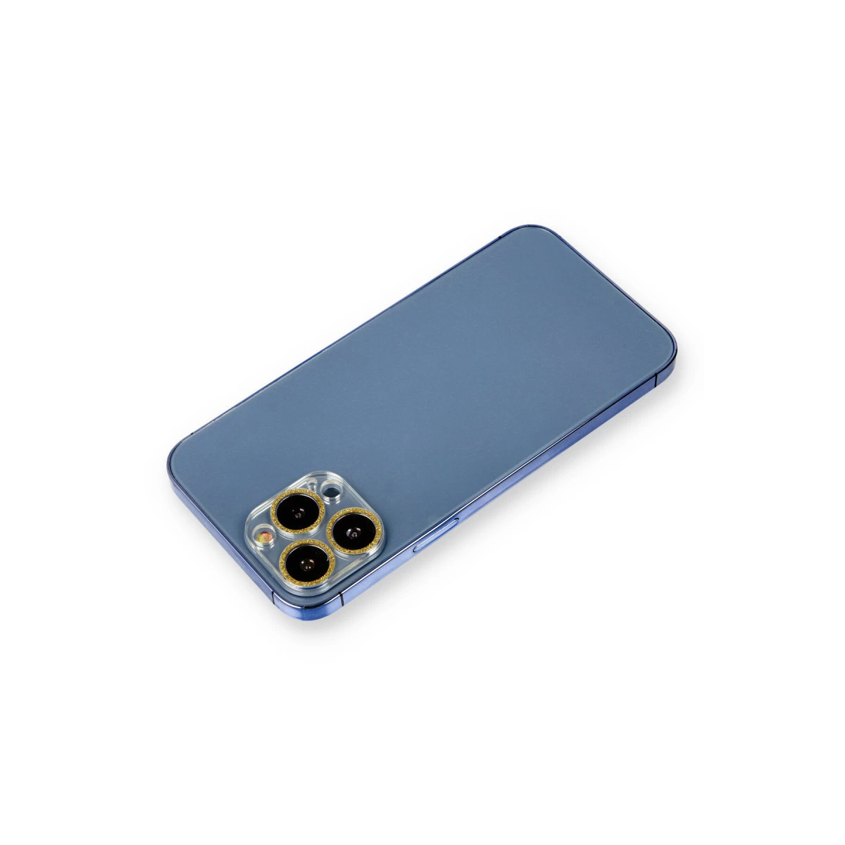 İphone 12 Pro Max Shine Kamera Lens Koruma Cam - Gold