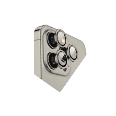 İphone 15 Pro Max Bilvis Titan Kamera Lens - Titan Gri