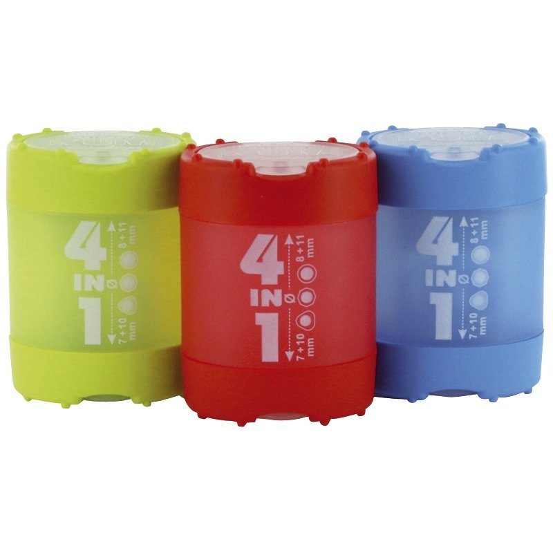 Kum 4 Delikli Plastik Hazneli Kalemtras N:1028321
